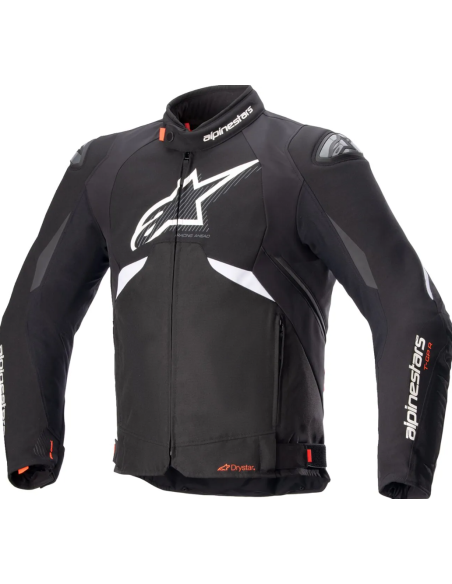 ALPINESTARS T-GP R V3 BLACK/WHITE WATERPROOF TEXTILE MOTO JACKET