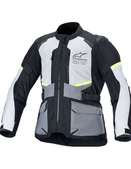 ALPINESTARS ANDES AIR DRYSTAR BLACK/GRAY TEXTILE MOTO JACKET