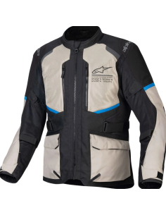 ALPINESTARS ANDES AIR DRYSTAR BLACK/GRAY/BLUE TEKSTILINĖ MOTO STRIUKĖ
