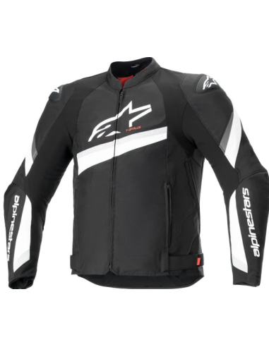 ALPINESTARS ТЕКСТИЛЬНАЯ МОТОКУРТКА T-GP+R V4 BLACK/WHITE