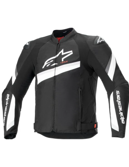 ALPINESTARS T-GP+R V4 BLACK/WHITE TEXTILE MOTO JACKET