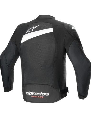ALPINESTARS ТЕКСТИЛЬНАЯ МОТОКУРТКА T-GP+R V4 AIRFLOW BLACK/WHITE