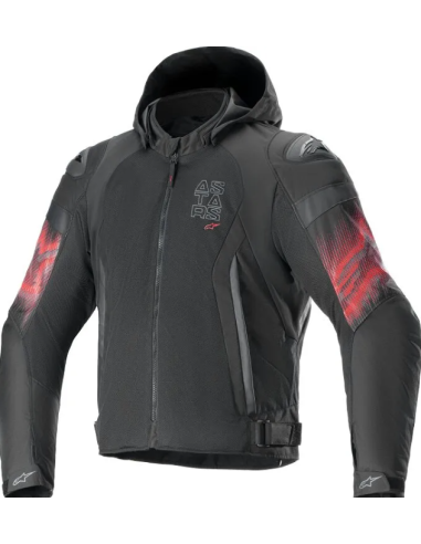 ALPINESTARS ТЕКСТИЛЬНАЯ МОТОКУРТКА ZACA AIR VENOM BLACK/RED