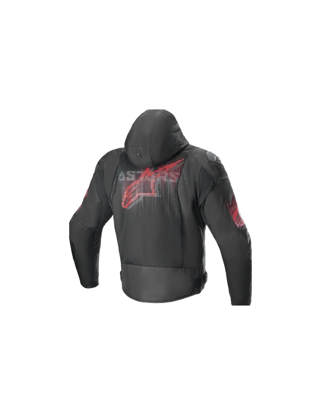ALPINESTARS ZACA AIR VENOM BLACK/RED TEXTILE MOTO JACKET Size S