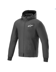 ALPINESTARS RADIUM TECH HOODIE BLACK TEXTILE MOTO JACKET
