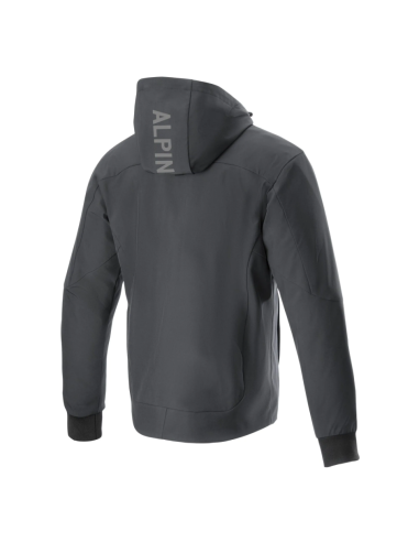 ALPINESTARS RADIUM TECH HOODIE BLACK TEXTILE MOTO JACKET