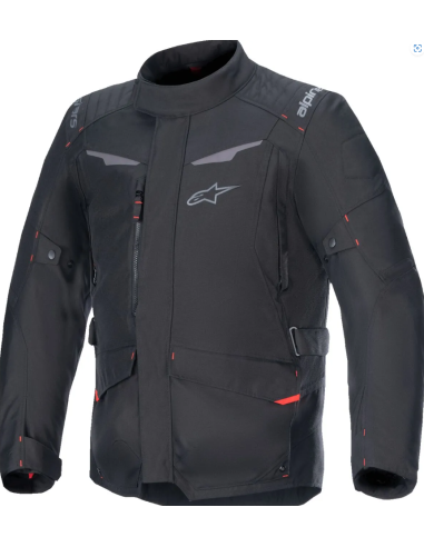 ALPINESTARS ST-1 BLACK WATERPROOF BLACK TEXTILE MOTO JACKET