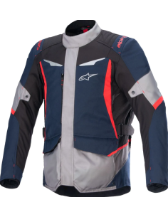 ALPINESTARS ST-1 BLACK WATERPROOF BLACK/GRAY/RED TEKSTILINĖ MOTO STRIUKĖ