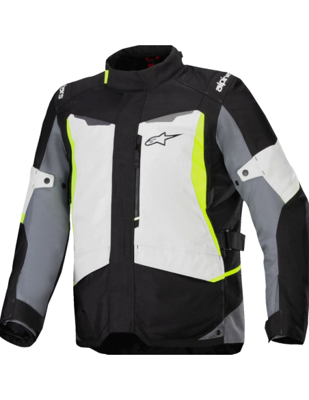 ALPINESTARS ST-1 BLACK WATERPROOF BLACK/GRAY/RED TEXTILE MOTO JACKET