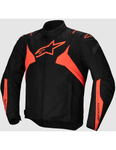ALPINESTARS T-JAWS V4 ЧЕРНАЯ/КРАСНАЯ ВОДОНЕПРОНИЦАЕМАЯ ТЕКСТИЛЬНАЯ МОТОКУРТКА