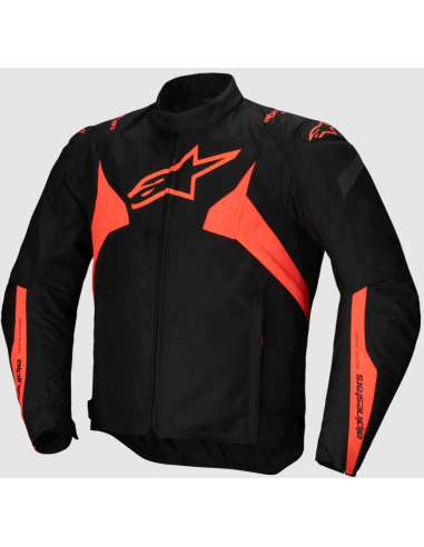 ALPINESTARS T-JAWS V4 ЧЕРНАЯ/КРАСНАЯ ВОДОНЕПРОНИЦАЕМАЯ ТЕКСТИЛЬНАЯ МОТОКУРТКА