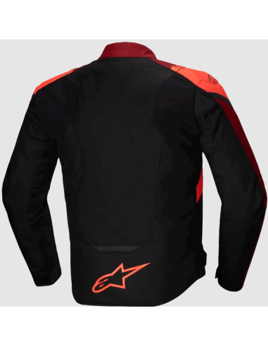 ALPINESTARS T-JAWS V4 ЧЕРНЫЙ/ТЕМНО-КРАСНЫЙ/КРАСНЫЙ ВОДОНЕПРОНИЦАЕМАЯ ТЕКСТИЛЬНАЯ МОТО КУРТКА