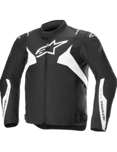 ALPINESTARS МОТОКУРТКА T-JAWS V4 ЧЕРНЫЙ/БЕЛЫЙ ВОДОНЕПРОНИЦАЕМЫЙ ТЕКСТИЛЬ