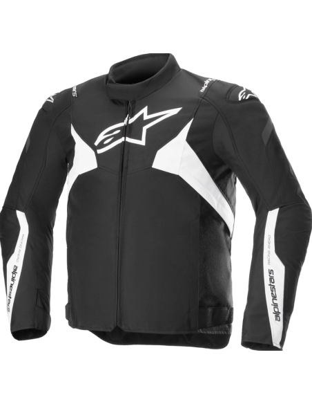 ALPINESTARS МОТОКУРТКА T-JAWS V4 ЧЕРНЫЙ/БЕЛЫЙ ВОДОНЕПРОНИЦАЕМЫЙ ТЕКСТИЛЬ