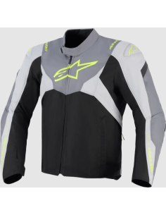 ALPINESTARS МОТОКУРТКА T-JAWS V4 ЧЕРНЫЙ/СЕРЫЙ ВОДОНЕПРОНИЦАЕМЫЙ ТЕКСТИЛЬ