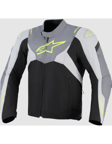 ALPINESTARS T-JAWS V4 BLACK/GRAY WATERPROOF TEXTILE MOTO JACKET