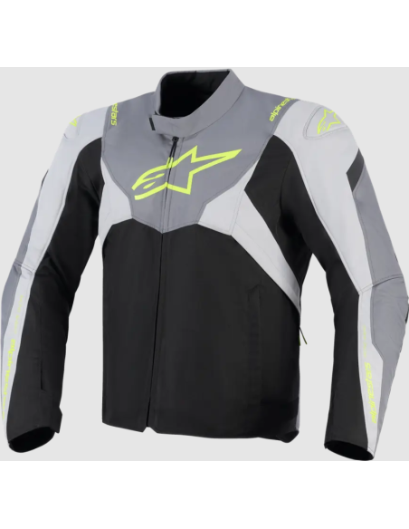 ALPINESTARS МОТОКУРТКА T-JAWS V4 ЧЕРНЫЙ/СЕРЫЙ ВОДОНЕПРОНИЦАЕМЫЙ ТЕКСТИЛЬ