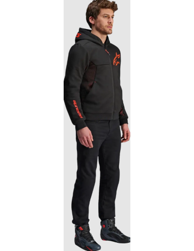 ALPINESTARS CHROME AIR SPORT BLACK SUMMER TEXTILE MOTO JACKET