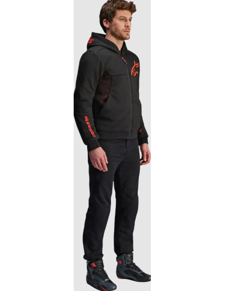 ALPINESTARS CHROME AIR SPORT BLACK SUMMER TEXTILE MOTO JACKET