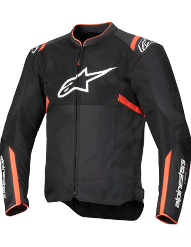 ALPINESTARS T-SPS AIR V2 BLACK/RED SUMMER TEXTILE MOTO JACKET