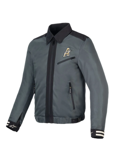 ALPINESTARS IGNITE AIR BLACK/BLUE/GRAY TEXTILE MOTO JACKET