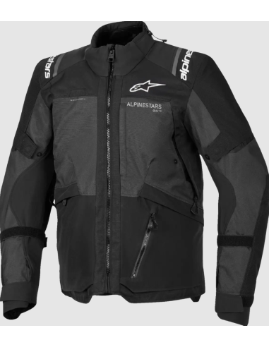 ALPINESTARS ANDES V4 DRYSTAR BLACK/WHITE TEXTILE MOTO JACKET