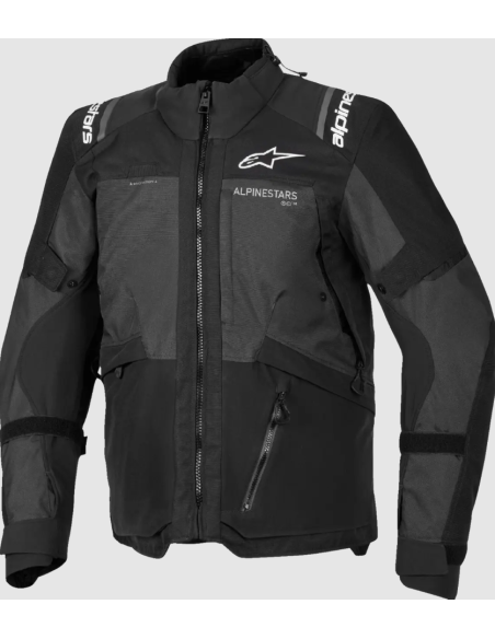 ALPINESTARS ANDES V4 DRYSTAR BLACK/WHITE TEXTILE MOTO JACKET