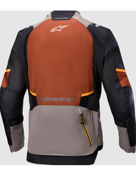 ALPINESTARS МОТОКУРТКА ANDES V4 DRYSTAR BLACK/BROWN/RUST TEXTILE