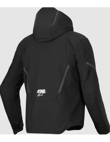 ALPINESTARS AEROSHELL WP BLACK TEKSTILINĖ MOTO STRIUKĖ