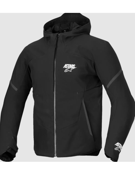 ALPINESTARS AEROSHELL WP BLACK TEKSTILINĖ MOTO STRIUKĖ
