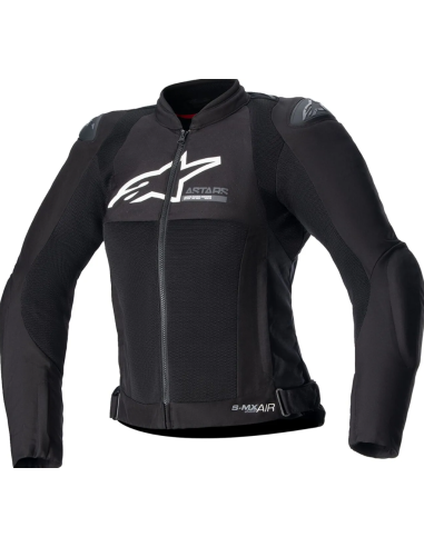ALPINESTARS WOMEN'S STELLA SMX AIR BLACK SUMMER TEXTILE MOTO JACKET