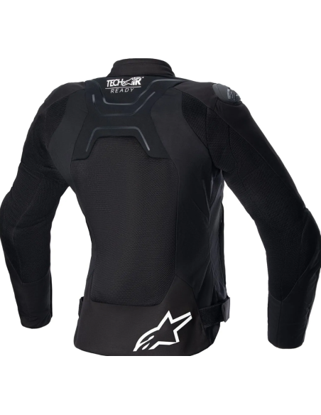 ALPINESTARS WOMEN'S STELLA SMX AIR BLACK SUMMER TEXTILE MOTO JACKET