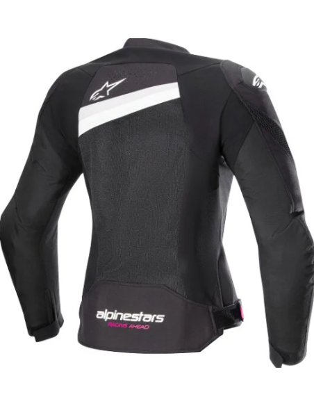 ALPINESTARS ЖЕНСКАЯ ТЕКСТИЛЬНАЯ МОТОКУРТКА STELLA T-GP+R V4 AIR BLACK/WHITE