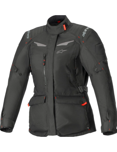 ALPINESTARS MOTERIŠKA STELLA ST-1 BLACK WATERPROOF BLACK TEKSTILINĖ MOTO STRIUKĖ
