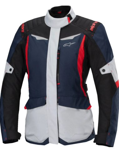 ALPINESTARS ЖЕНСКАЯ МОТОКУРТКА STELLA ST-1 ЧЕРНЫЙ/СИНИЙ/СЕРЫЙ/КРАСНЫЙ ВОДОНЕПРОНИЦАЕМЫЙ ЧЕРНЫЙ ТЕКСТИЛЬ