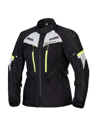 ALPINESTARS ЖЕНСКАЯ ТЕКСТИЛЬНАЯ МОТОКУРТКА STELLA BOGOTA PRO DRYSTAL BLACK/GRAY