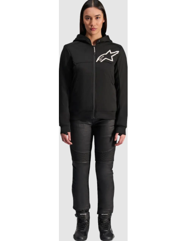 ALPINESTARS ЖЕНСКАЯ ЛЕТНЯЯ ТЕКСТИЛЬНАЯ МОТОКУРТКА STELLA CHROME V2 SPORT BLACK/WHITE