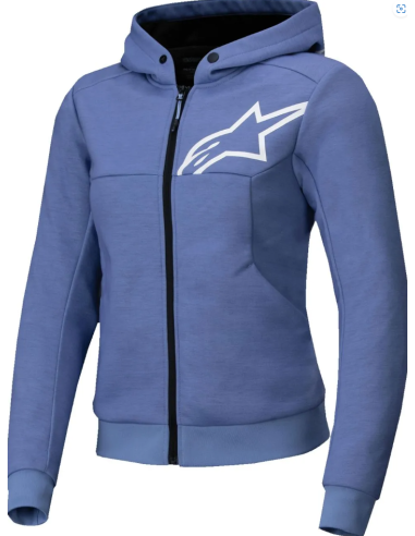 ALPINESTARS MOTERIŠKA STELLA CHROME V2 SPORT BLUE/WHITE/VIOLET VASARINĖ TEKSTILINĖ MOTO STRIUKĖ
