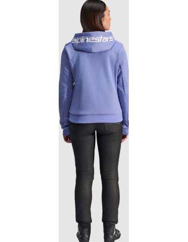 ALPINESTARS MOTERIŠKA STELLA CHROME V2 SPORT BLUE/WHITE/VIOLET VASARINĖ TEKSTILINĖ MOTO STRIUKĖ