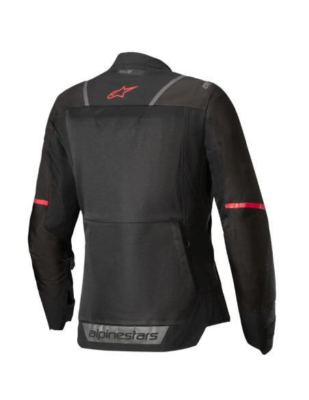 ALPINESTARS MOTERIŠKA STELLA ST-2 AIR BLACK VASARINĖ TEKSTILINĖ MOTO STRIUKĖ
