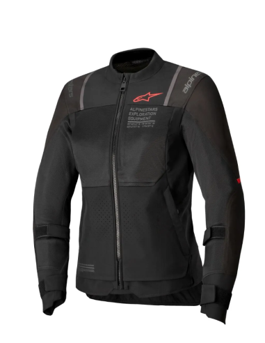 ALPINESTARS WOMEN'S STELLA ST-2 AIR BLACK SUMMER TEXTILE MOTO JACKET