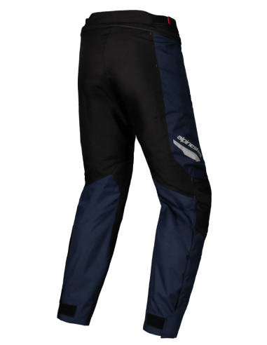 ALPINESTARS ST-1 WATERPROOF BLACK/BLUE TEXTILE MOTO TROUSERS
