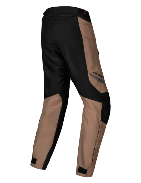 ALPINESTARS ST-1 WATERPROOF BLACK/TAN TEXTILE MOTO TROUSERS