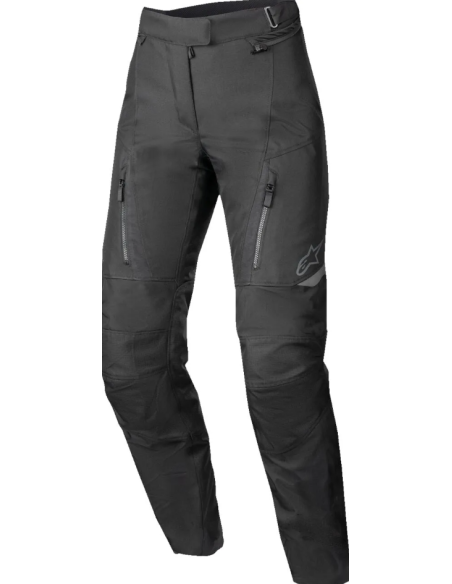 ALPINESTARS WOMEN'S STELLA ST-1 WATERPROOF BLACK TEXTILE MOTO TROUSERS