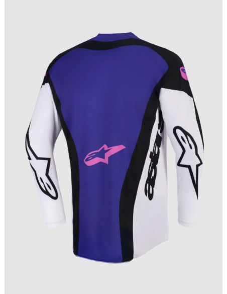 ALPINESTARS МОТОКУРТКА TECHSTAR KNIF BLACK/GRAY/PURPLE CROSS