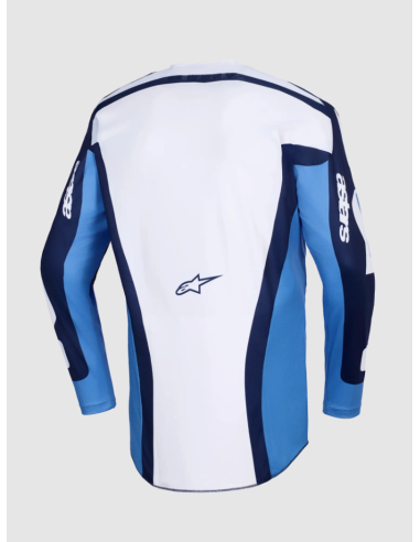 ALPINESTARS RACER RIWAY BLUE/WHITE CROSS MOTO JACKET