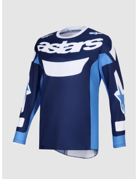 ALPINESTARS RACER RIWAY BLUE/WHITE KROSINĖ MOTO MAIKUTĖ