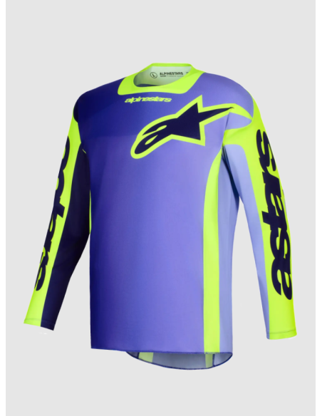 ALPINESTARS МОТОКУРТКА RACER PORTL PURPLE/YELLOW CROSS
