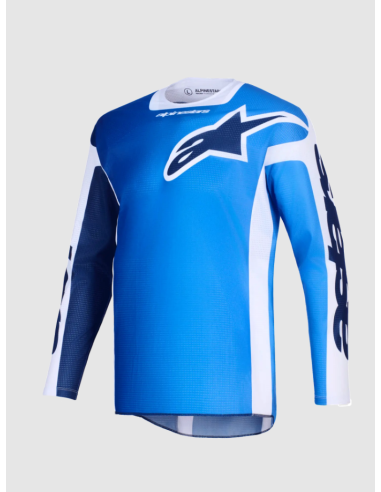 ALPINESTARS RACER AIR PORTL BLUE/WHITE CROSS MOTO JACKET