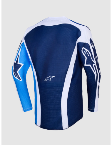 ALPINESTARS RACER AIR PORTL BLUE/WHITE CROSS MOTO JACKET